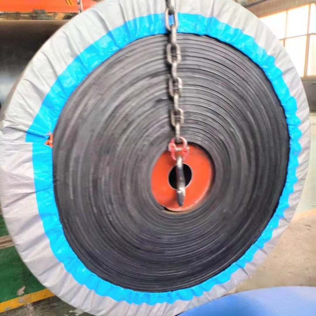 Rubber Fabric Conveyor Belt 24x36 Inch Heavy Duty Waterproof Anti-Impact for Mining and Construction