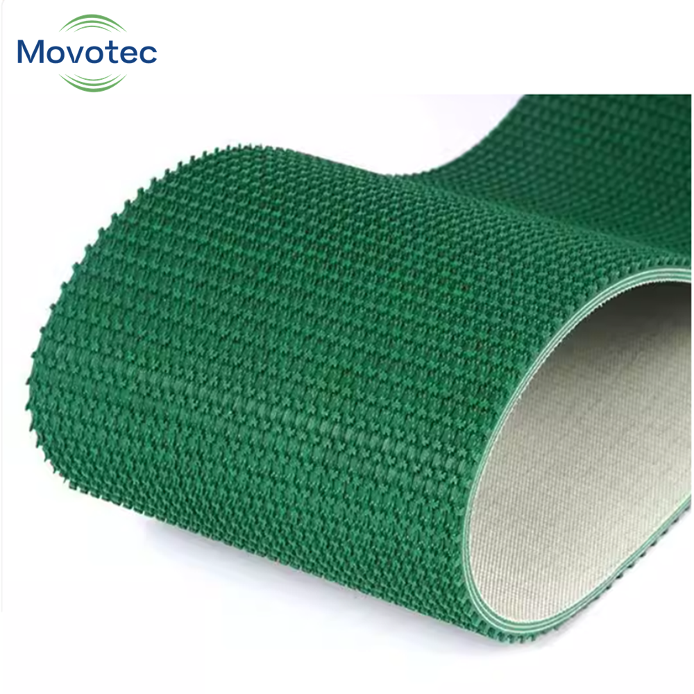 Movotec Durable 5mm PVC Conveyor Belt with 1 Year Warranty for Light Duty Warehouse Logistics (Chinese Customization)