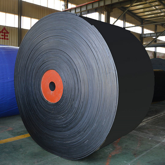Industrial Oil Resistant Rubber Conveyor Belt with Adjustable Speed Multi-Layer Options Custom Dimensions