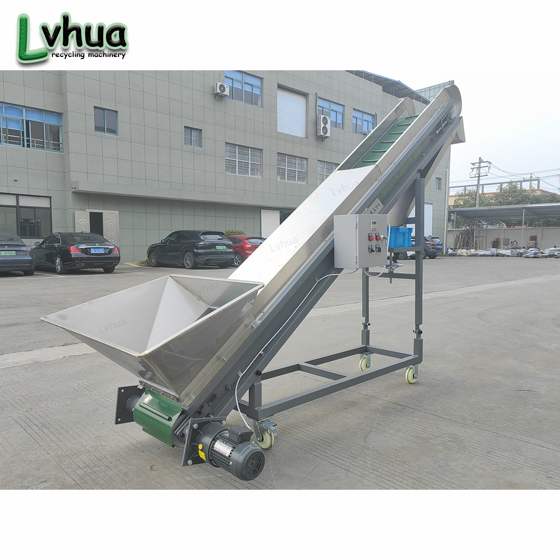 Lvhua Conveyor Belt with Magnetic Effect Used for Conveying PVC Materials for Waste Plastics Price