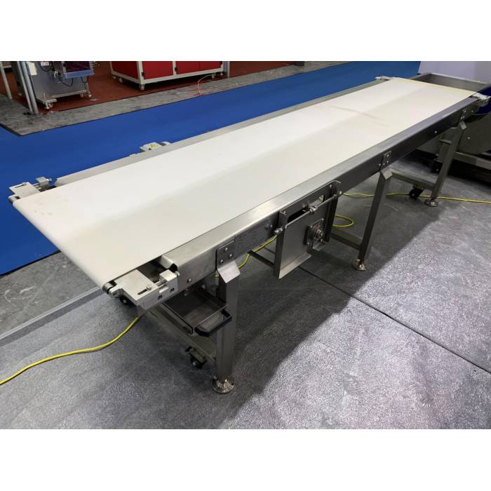Food Grade PVC Rubber Belt Conveyor Systems Stainless Steel Conveyor Belt