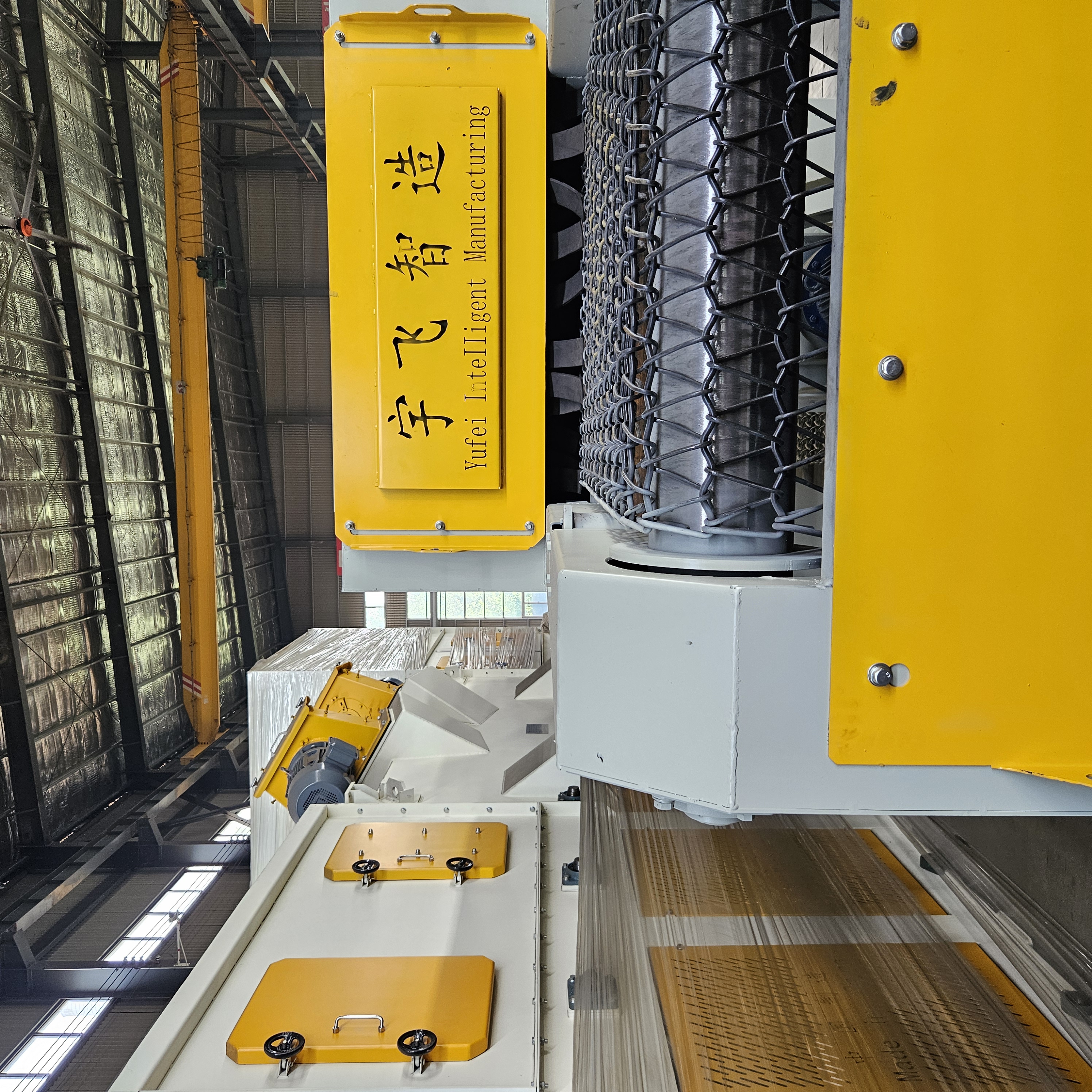 CE Certified QWD Automated Steel Wire Mesh Conveyor Belt Two-Year Warranty Core Engine For Shot Blasting Abrators Machine