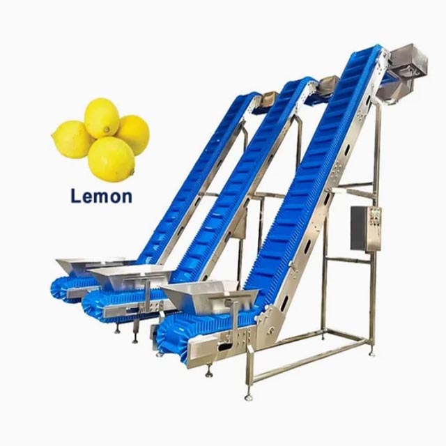 Stainless Steel Belt Conveyor Automatic Food Feeding Incline Fruit Z-type Easy Clean Conveyor Adjustable Speed Durable Conveyor
