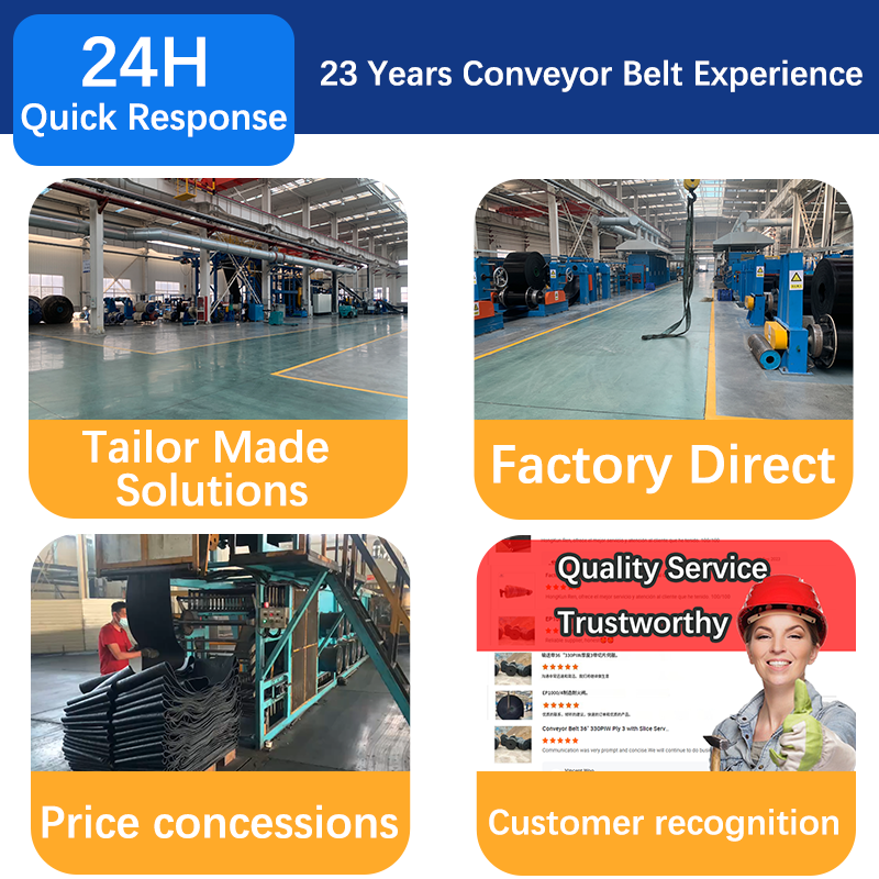 High-Quality Industrial Conveyor Belts Banda Transportadora for Stone Crusher