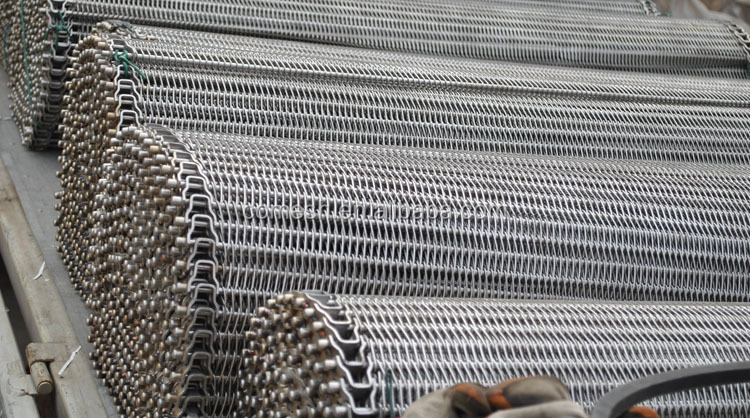 Food Grade SS Spiral Wire Mesh Conveyor Belt