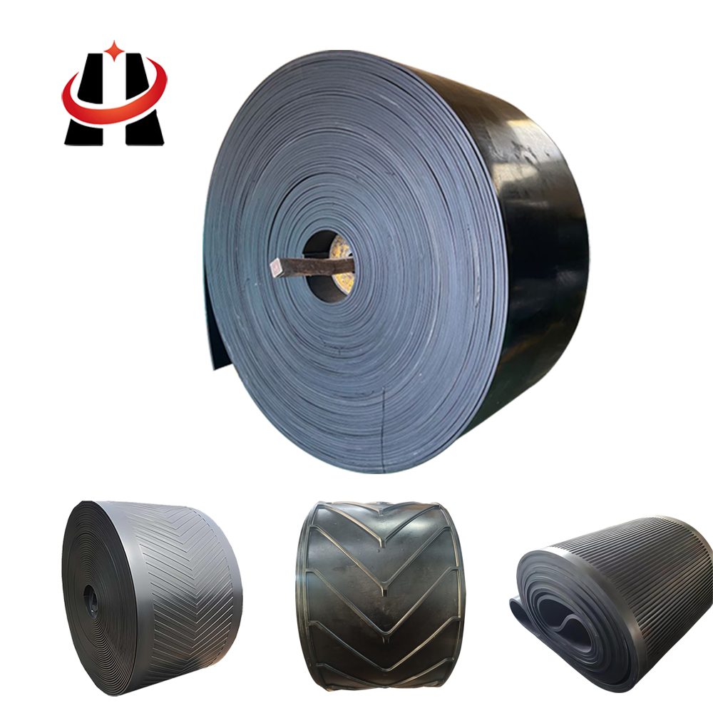 Port Shipping Heavy Duty Belt for Bulk Materials Conveyor Belt Machine Firewood Conveyor Rubber Belts