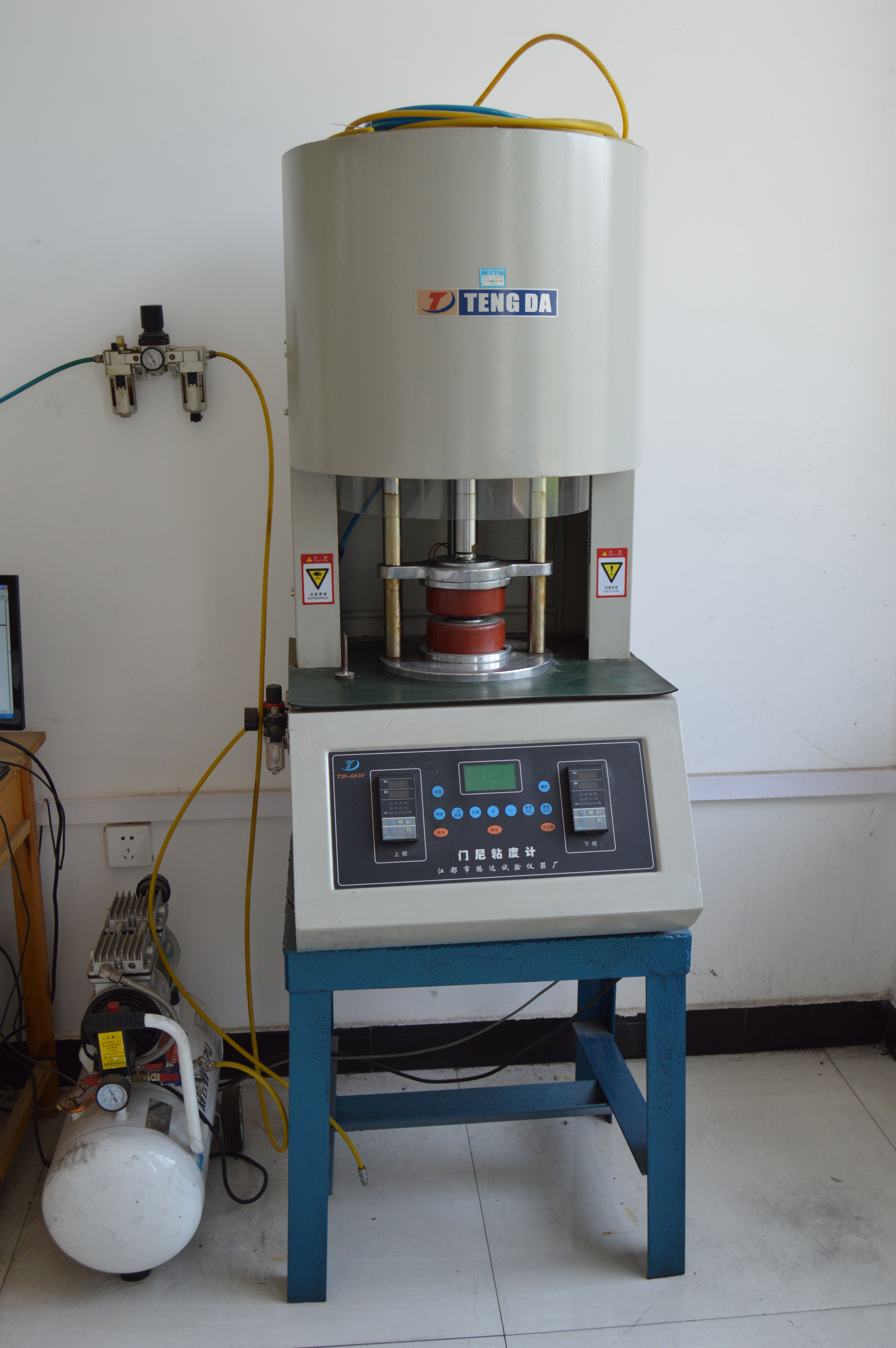 Mooney viscosity test