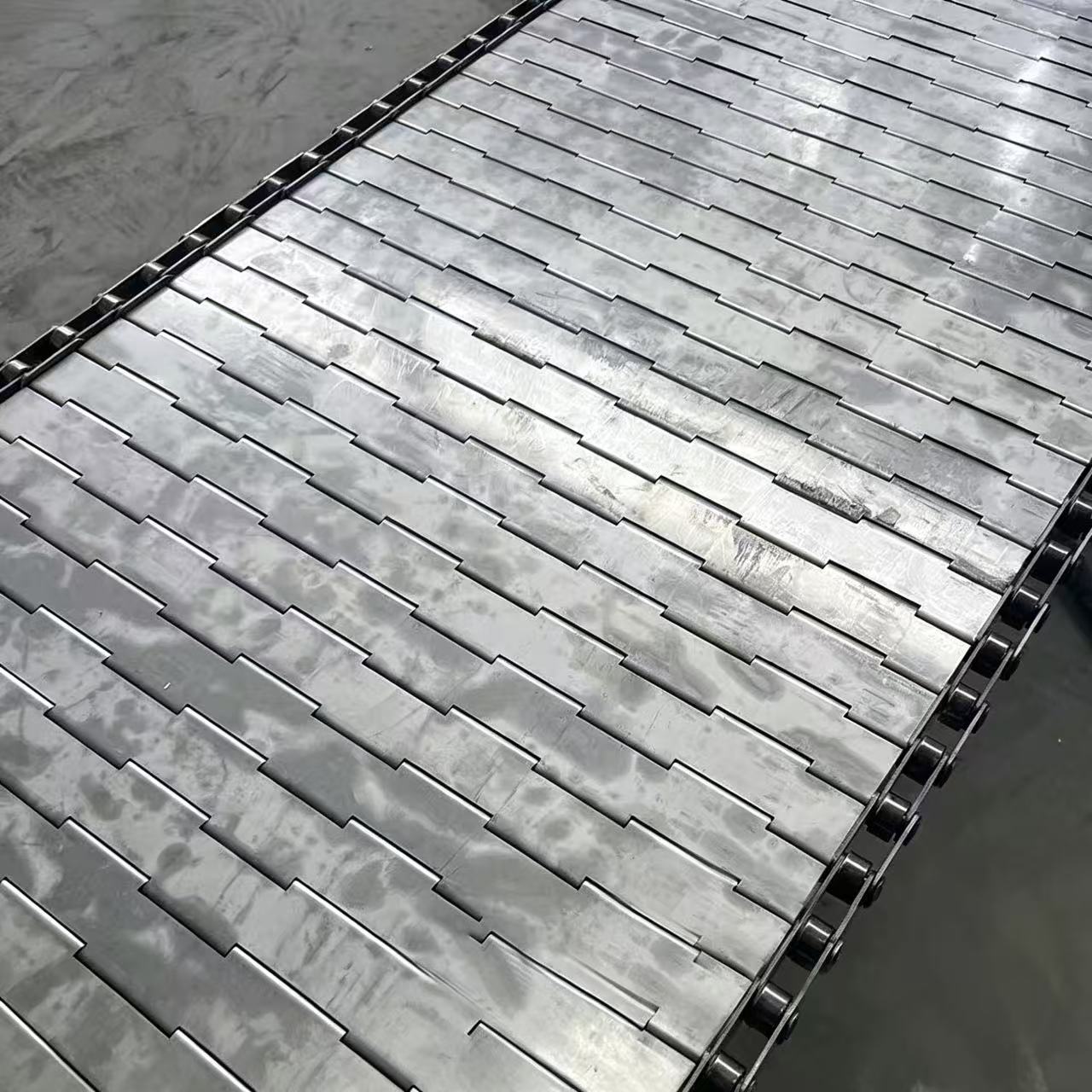 Custom High Strength Heavy-duty Cold Rolled Stainless Steel Flat Wire Conveyor Belt Flat Flex Mesh Belt Food Grade Drying Heat