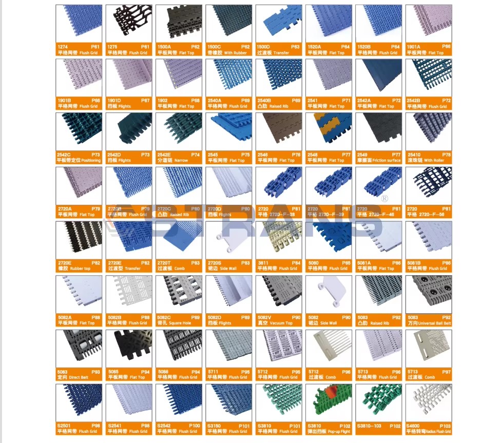 Modular Plastic Conveyor Belt Food Grade Modular Belt