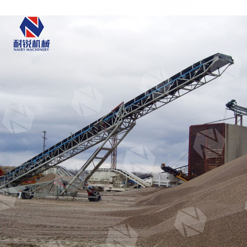 Hot Sale Stone Jaw Crusher Movable Lime Bulk Material Handling Rubber Rock Incline Belt Conveyor For Mine