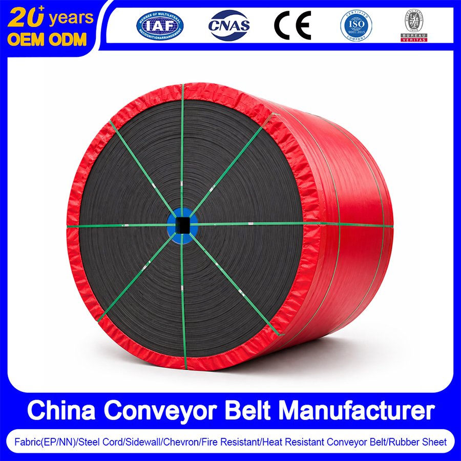 Steel Cord/Chevron/Corrugated Sidewall/Rubber/Pipe/Bucket/Oil/Heat/Acid/Alkali/Abrasion/Fire Resistant PVC Flame Retardant Fabric Conveyor Belt Manufacturer