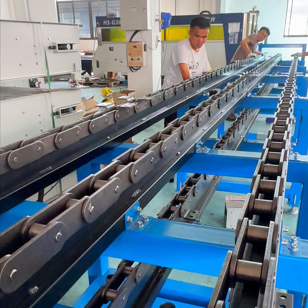 Flat Top Stainless Steel' Modular Conveyor Belt for Carton Industry