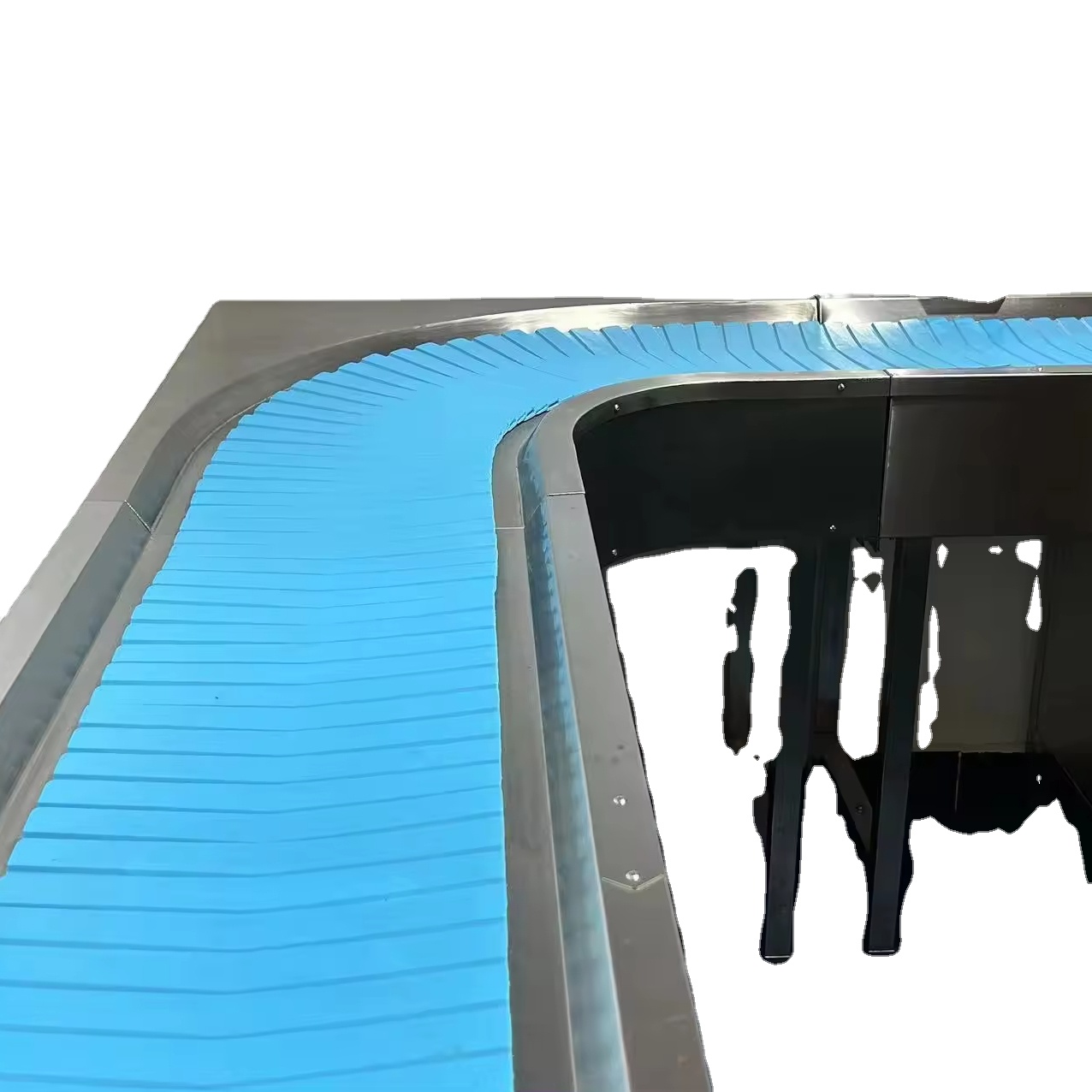 Factory Supply Food Grade Chain Plate Conveyor Belt for Dining Halls and Commercial Laundry for Laundry Equipment