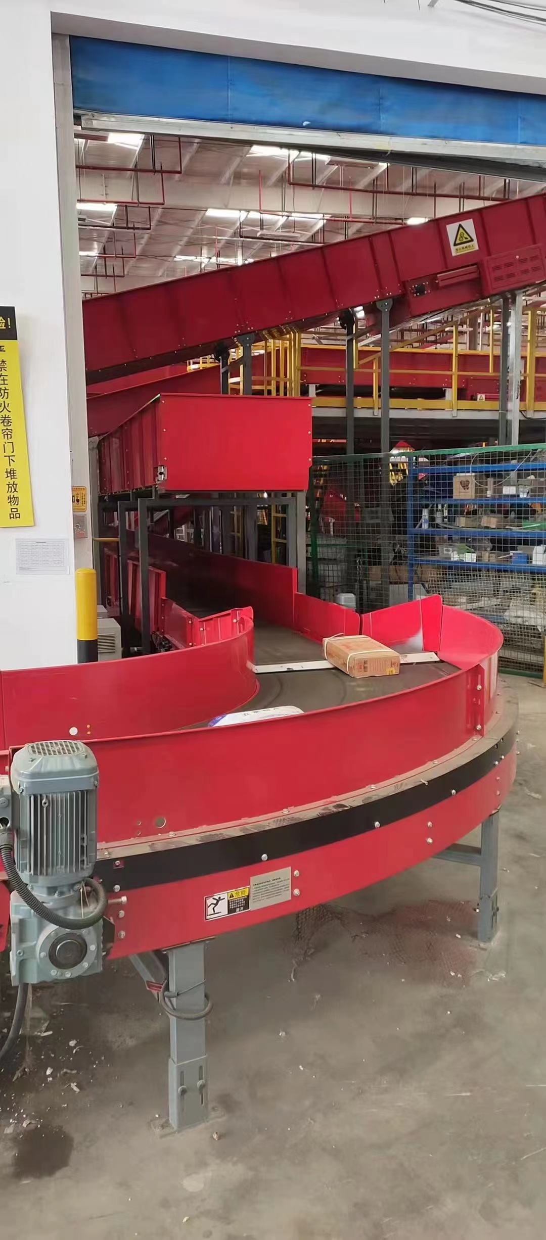 Professional Turn Conveyor Producer Heavy Duty Logistic Company Curve Belt Conveyor