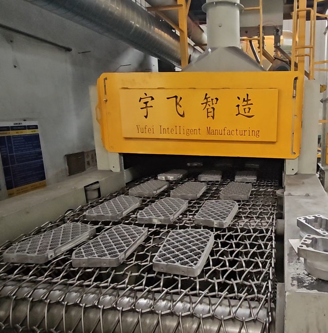 CE Certified QWD Automated Steel Wire Mesh Conveyor Belt Two-Year Warranty Core Engine For Shot Blasting Abrators Machine