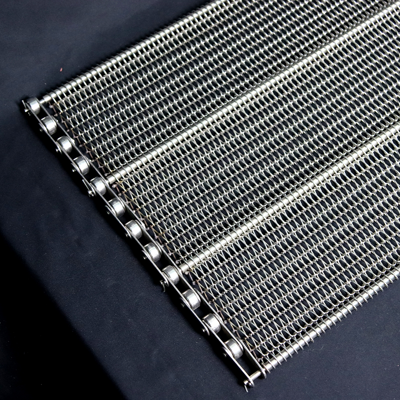 OEM Food Grade 304/316 Stainless Steel Anti-Corrosion Spiral Mesh Conveyor Belt for Food Customizable Sizes Wire Diameter