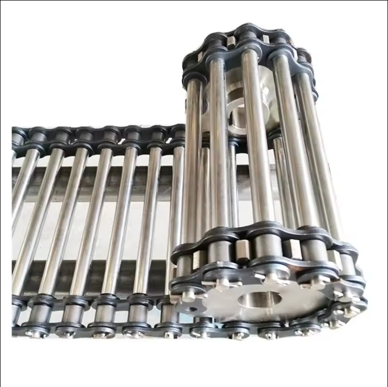 Chain rod mesh belt structure