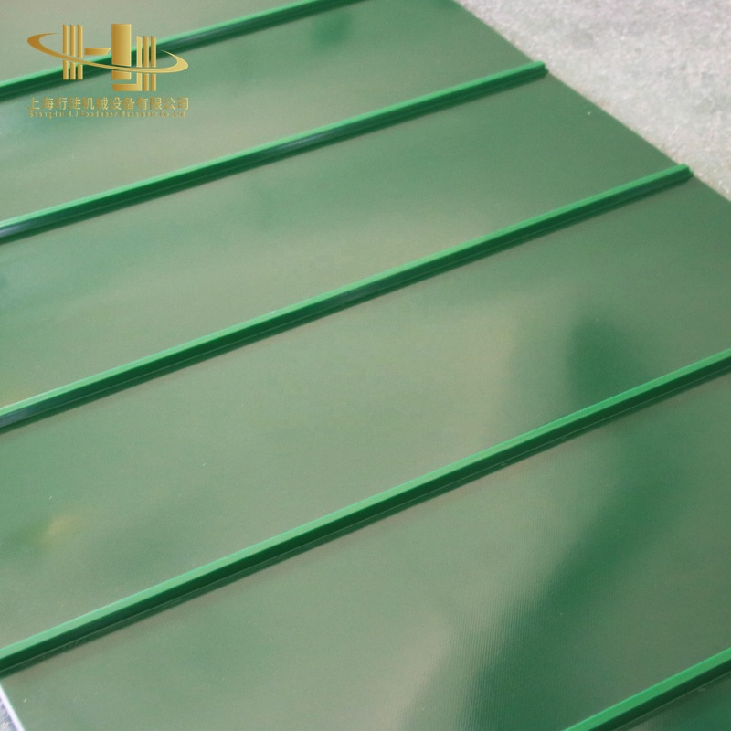 PVC Surface Smooth Flat Grain Conveyor Belt with Baffle and Sidewall High-Capacity Easy-to-Clean Hygiene