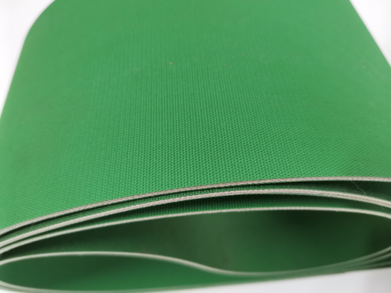 Green Nitrile Heat Resistant Conveyor Belt For Food &amp; Beverage Industry And Transmission Machinery &amp; Transport Equipment