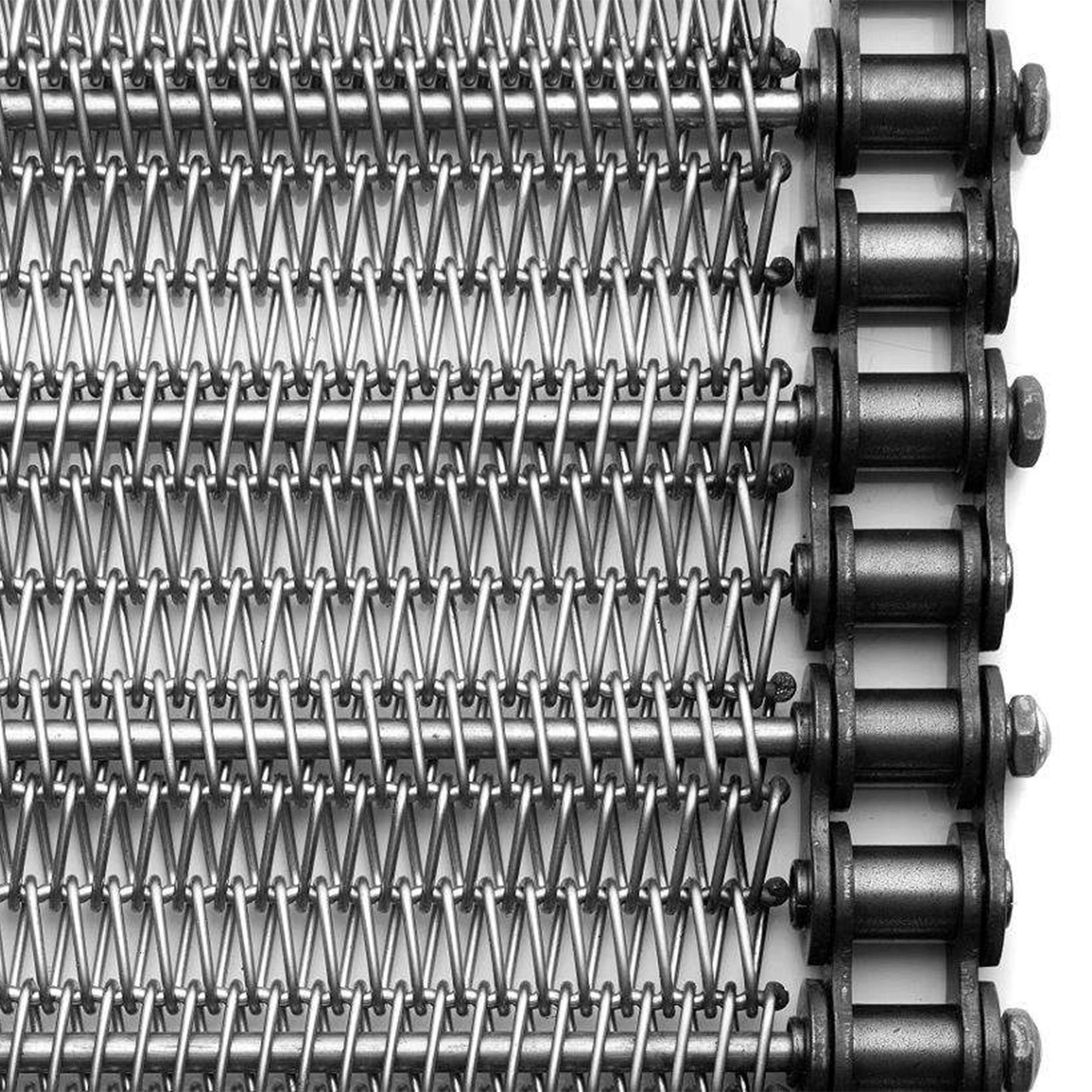 Stainless Steel Metal Mesh Belt Conveyor Chain Conveyor Belt for Tunnel Furnace Biscuit Food Drying and Cooling Production Line