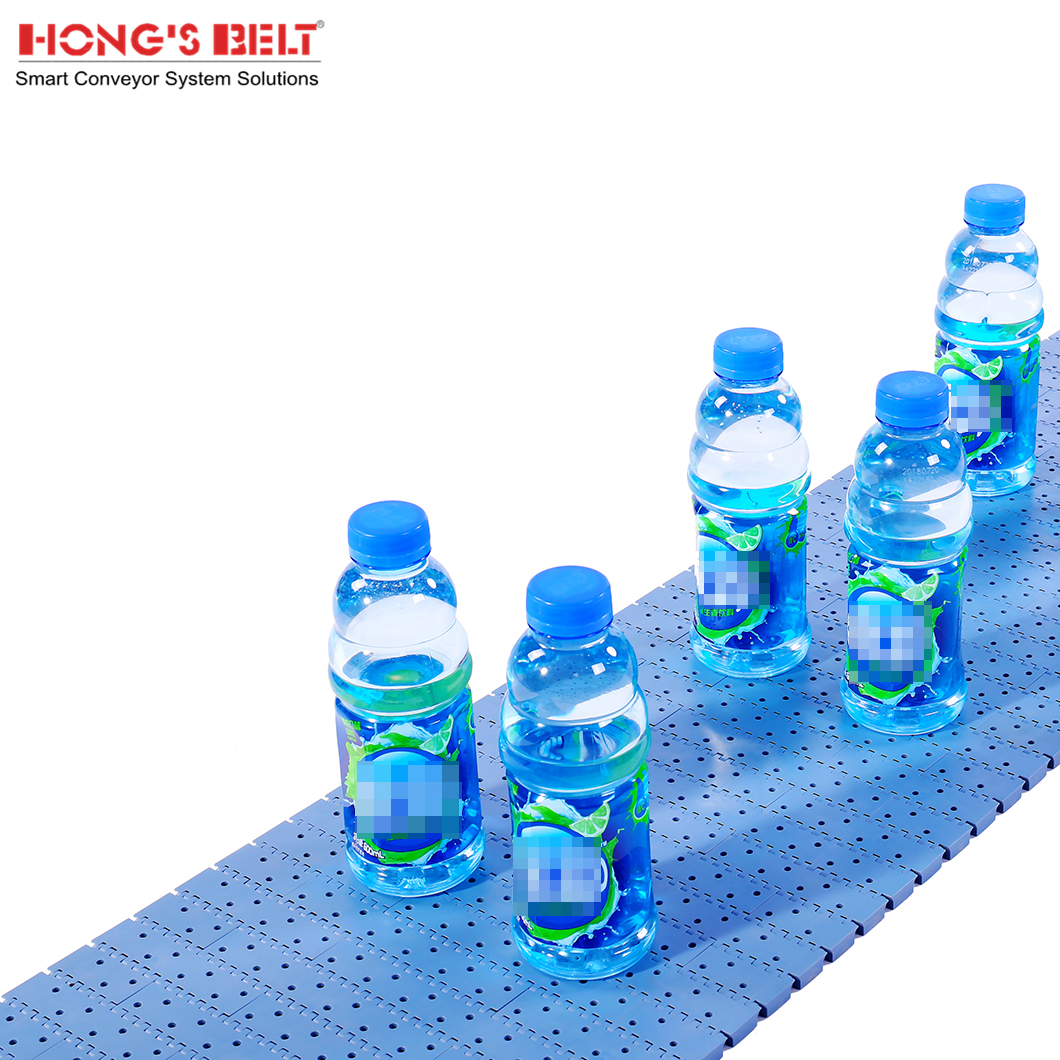 HONGSBELT HS-700AB-N Perforated Flat Top Food Grade Modular Belts Plastic Conveyor Belt