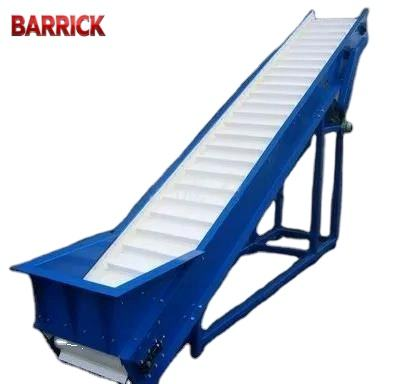 Stainless Steel Bucket Elevator Conveyor With Interchangeable Modular Belt Units Customizable For Food Industry Transportation