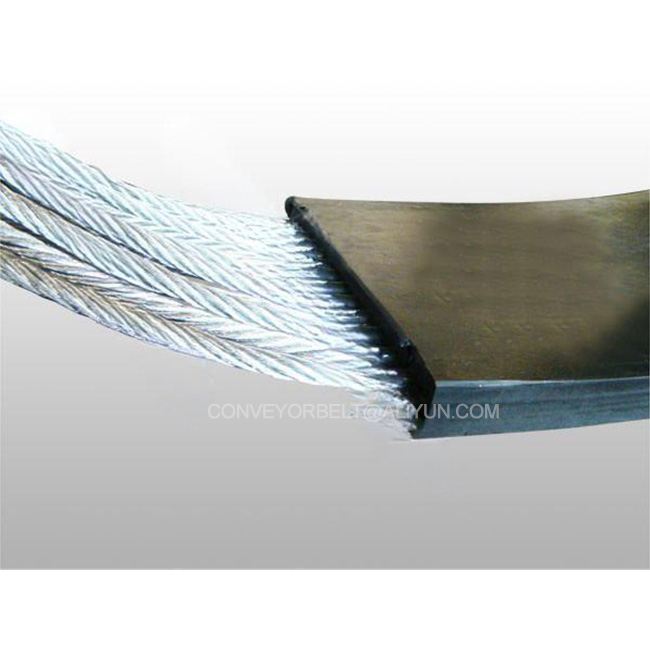 ST-1600 1000MM Industrial Heavy Anti-tearing Rubber Steel Cord Conveyor Belt