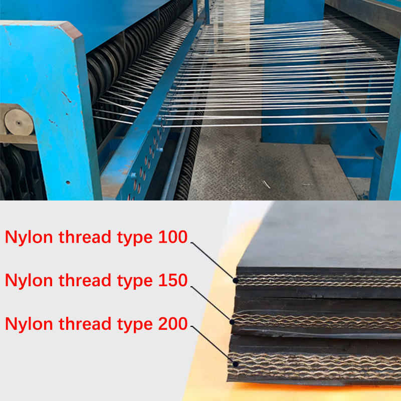 EP550/3 Adjustable Speed Conveyer Belt for Stone Crusher New Rubber Polyester PU PVC Nylon Plastic Aluminium Steel for Mining
