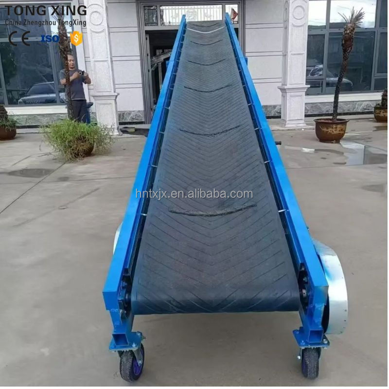 New Easy to Operate Automatic Industrial Heavy Duty Sand and Gravel Rubber Conveyor Belt Large Mining Belt Conveyor
