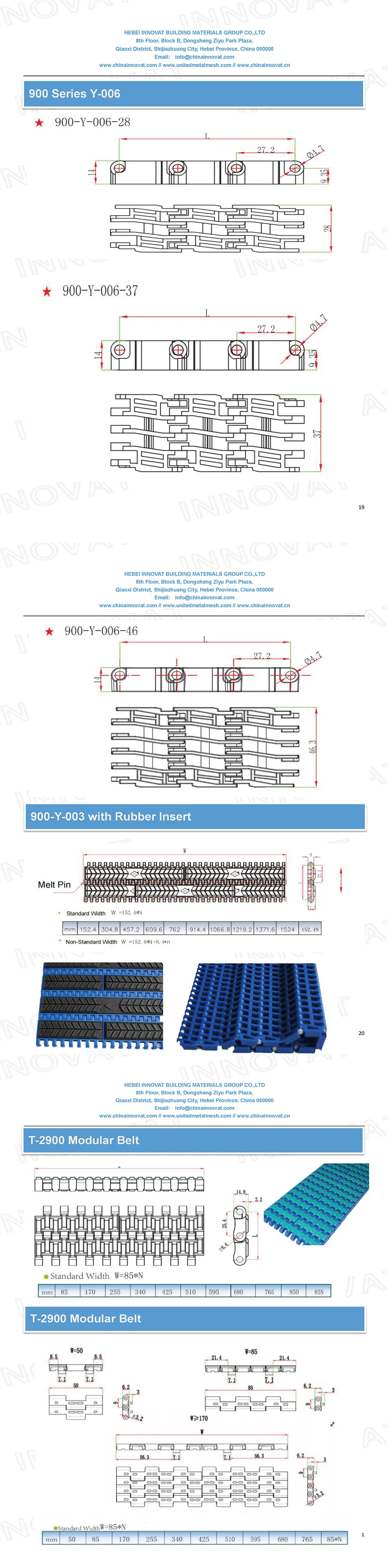 Plastic Modular Belt Detailed 4