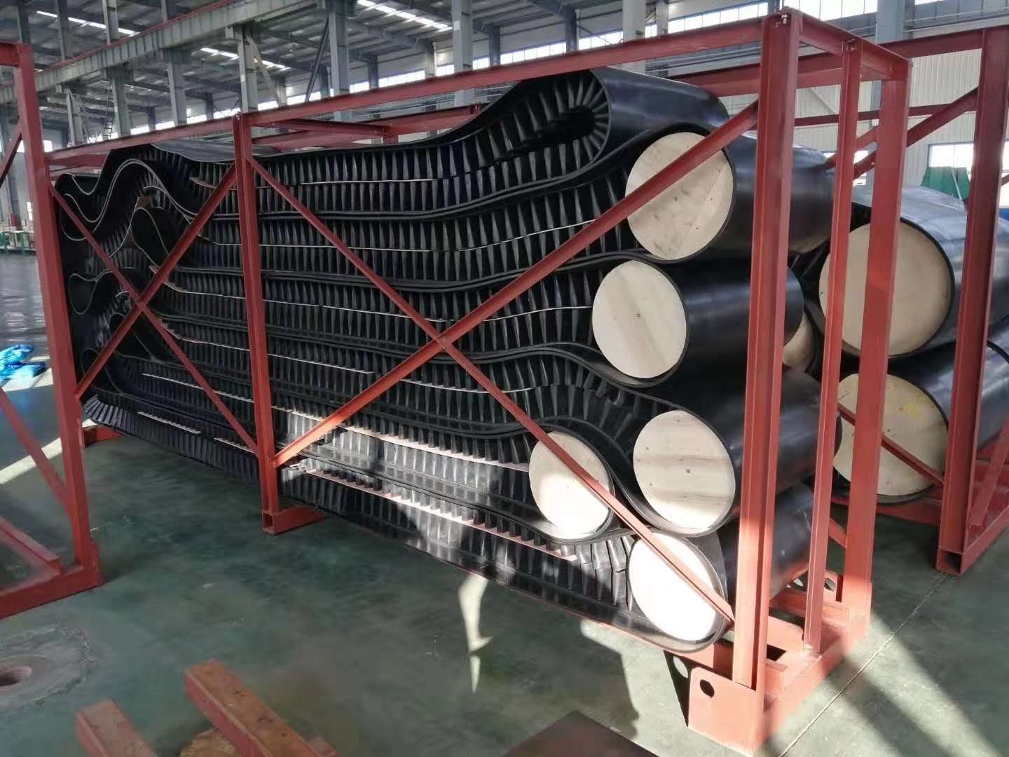 Skirt Rubber Belt Conveyor Conveyor Belt with Cleats Sidewall Rubber Conveyor Belt Suppliers