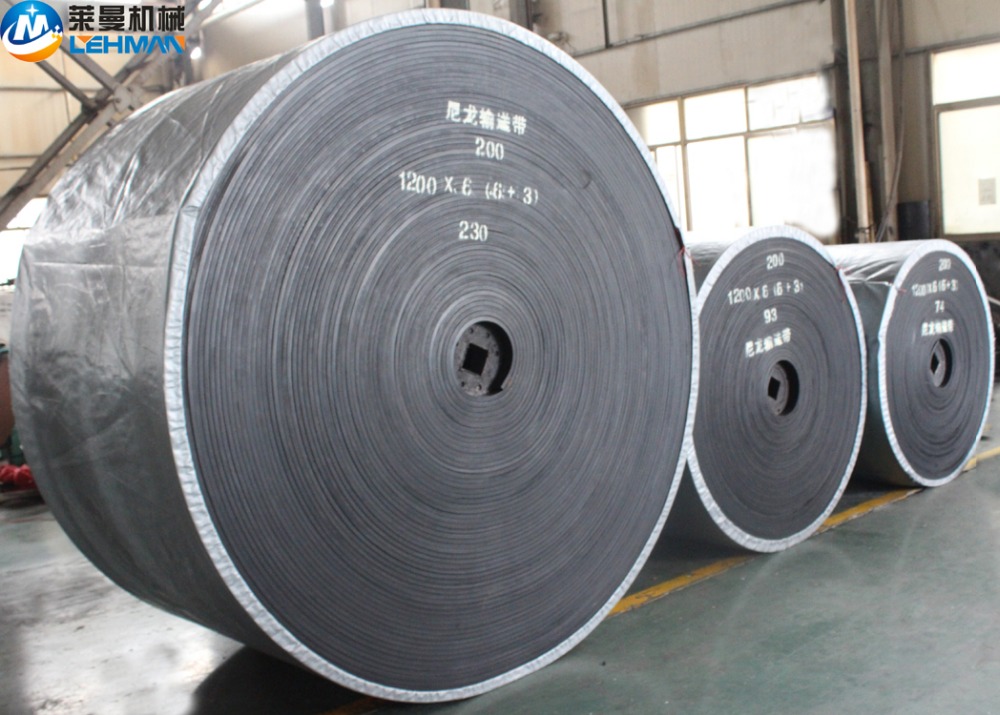 PVCPVG Solid Core Rubber Conveyor Belt Coal Mine Flame-Retardant Wear-Resistant Antistatic Lehman Brand Made in China