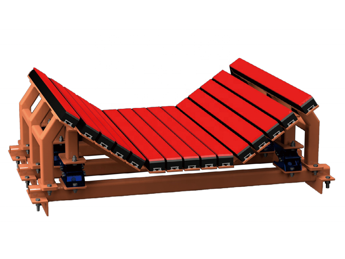 High Elastic Heavy Duty Conveyor Belt Composite Impact Bed For Mining &amp; Construction