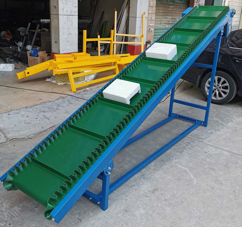 Speed-adjustable Mini Portable Conveyor Belt with PU/PVC Materials Anti-Bacterial &amp; Heat Resistant for Food Industry