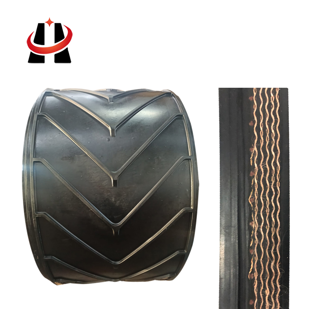 Port Shipping Heavy Duty Belt for Bulk Materials Conveyor Belt Machine Firewood Conveyor Rubber Belts