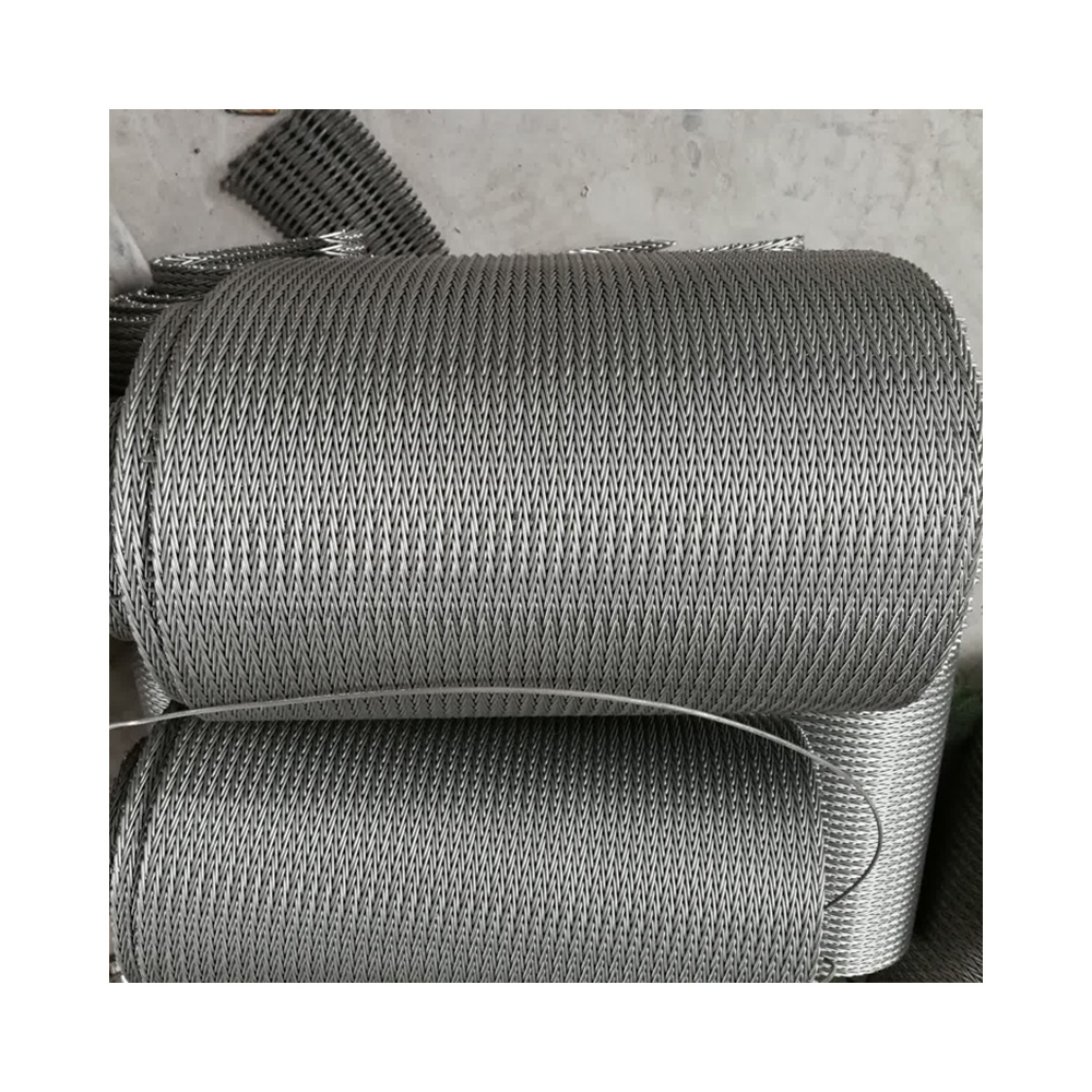 High Performance Oxidation Resistance Ni+Cr Spiral Baking Wire Mesh Conveyor Belt ISO9001 Certified Soft for Factory Industry