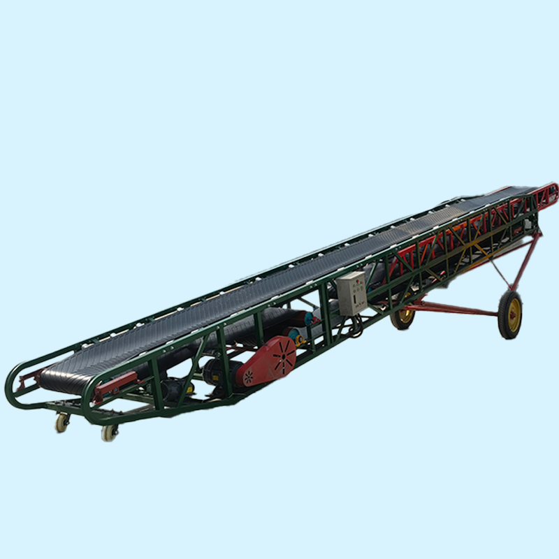 Incline/Decline Cleated Belt Conveyor for Steep Angle Vertical Material Lifting