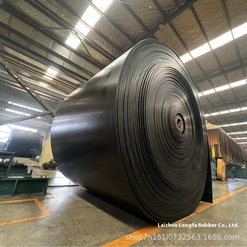 Manufacturers Supply Oil- Acid- Alkali-resistant Rubber Conveyor Belt Wear-Resistant Ageing-Resistant For Climbing Applications