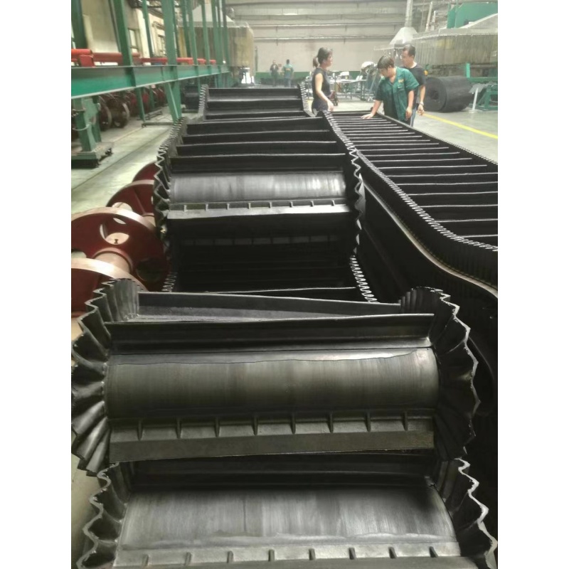 Factory Direct Corrugated Sidewall Conveyor Belt Finely Processed with Cleats for Warehouse