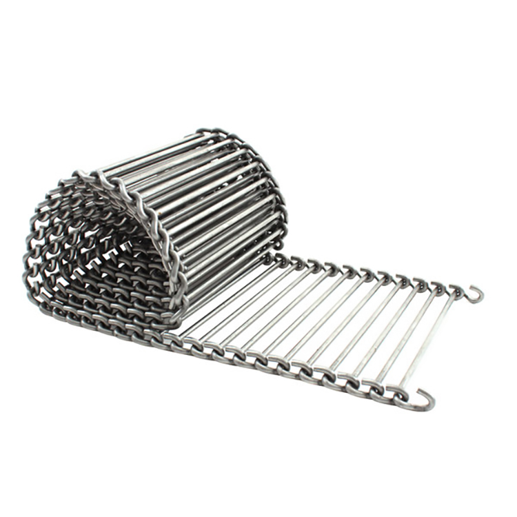304 316 Stainless Steel Wire Mesh Rod Conveyor Belt for Baking Frying and Grilling