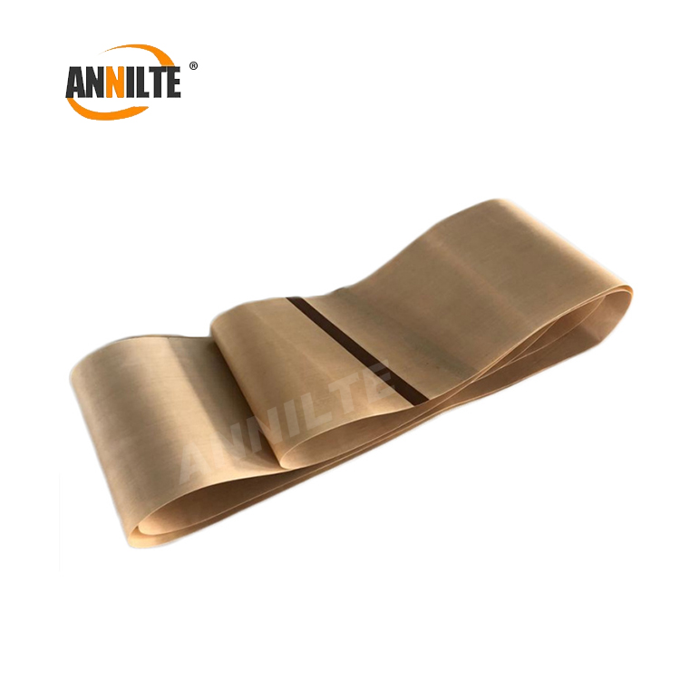 Annilte Insulation Waterproof Nonstick High Temperature Flame Retardant Ptfe Conveyor Belt for Food Industry
