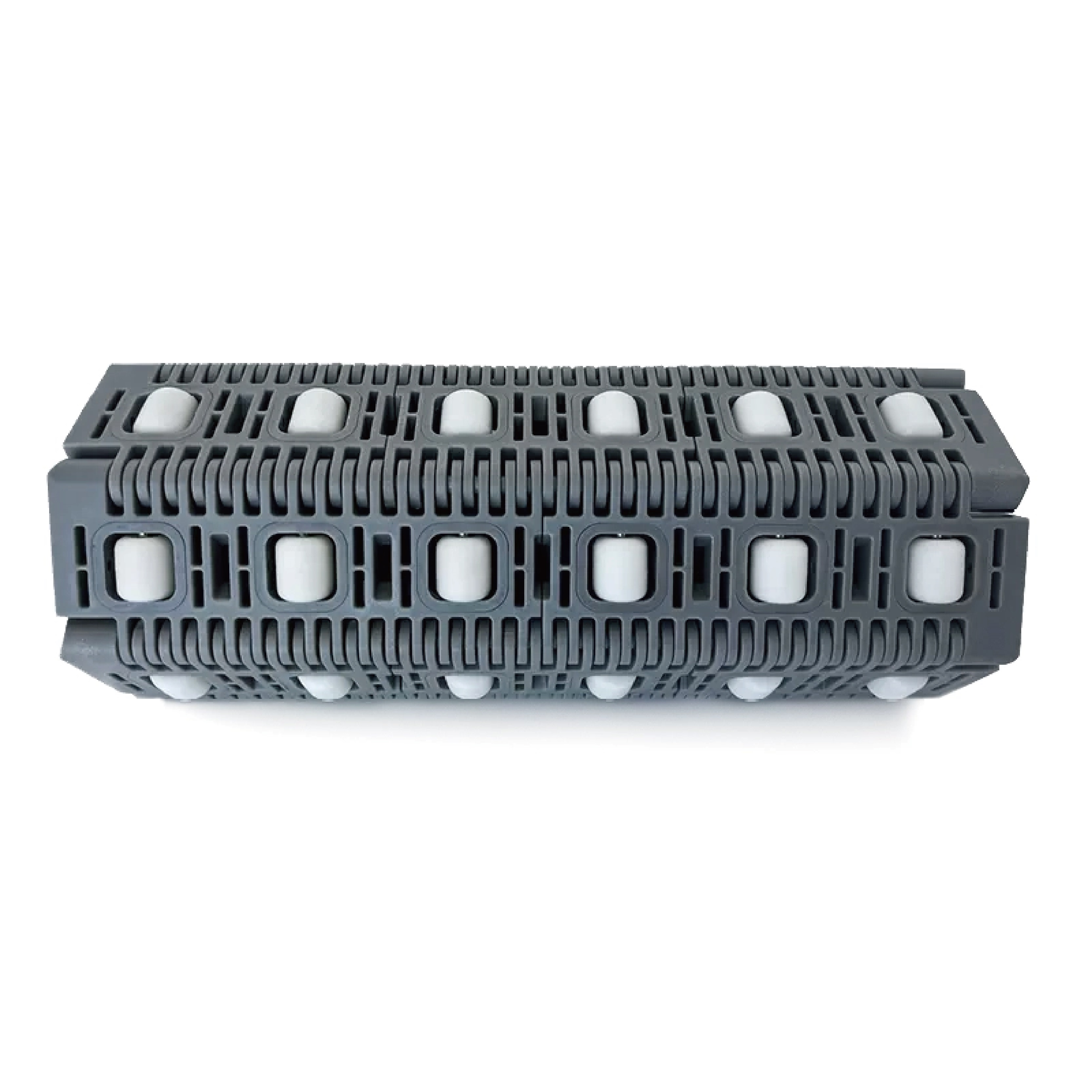 KECE New 400 Roller Top Nylon Fabric Modular Chain Conveyor Belt Heat Resistant for Manufacturing Plant Retail Sorting Conveyors