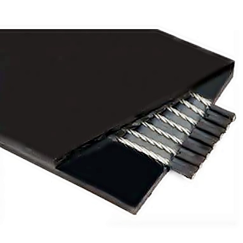 Customized Width and Length Steel Cord Conveyor Belt with X-Ray Inspection, High Adhesion
