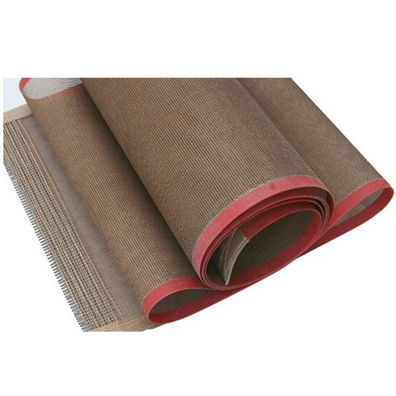 Customize Heat Resistant Ptfe Coated Fiberglass Open Mesh Conveyor Belt for Dryer Machine