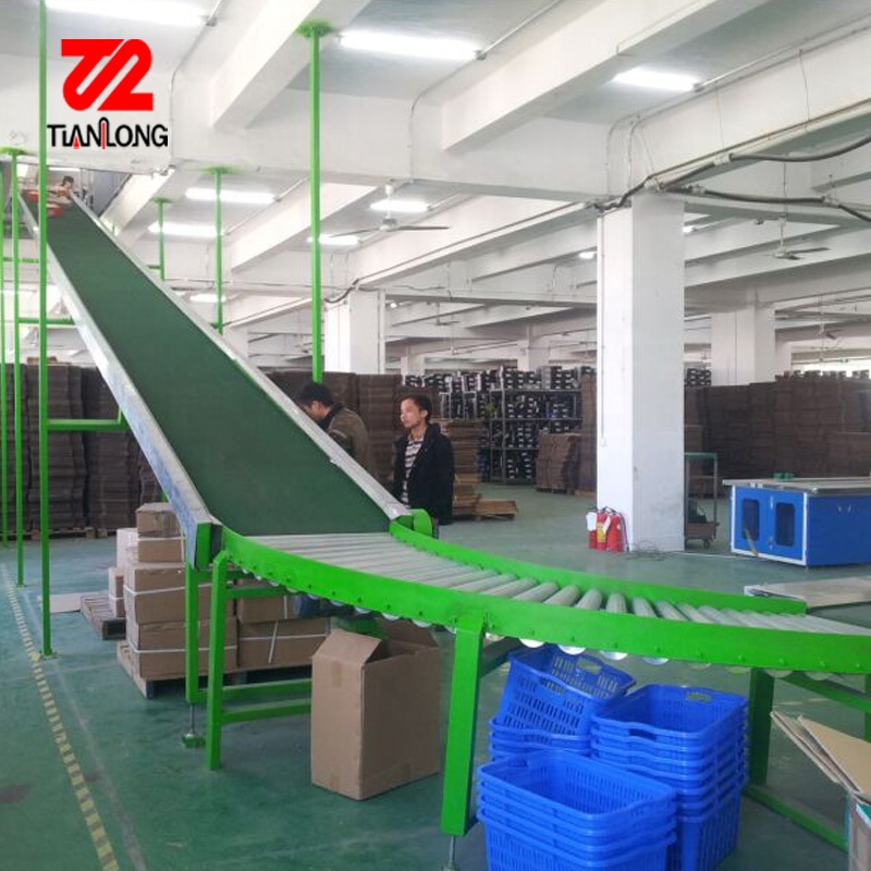 High Quality Green PVC Belt Conveyor for Sale