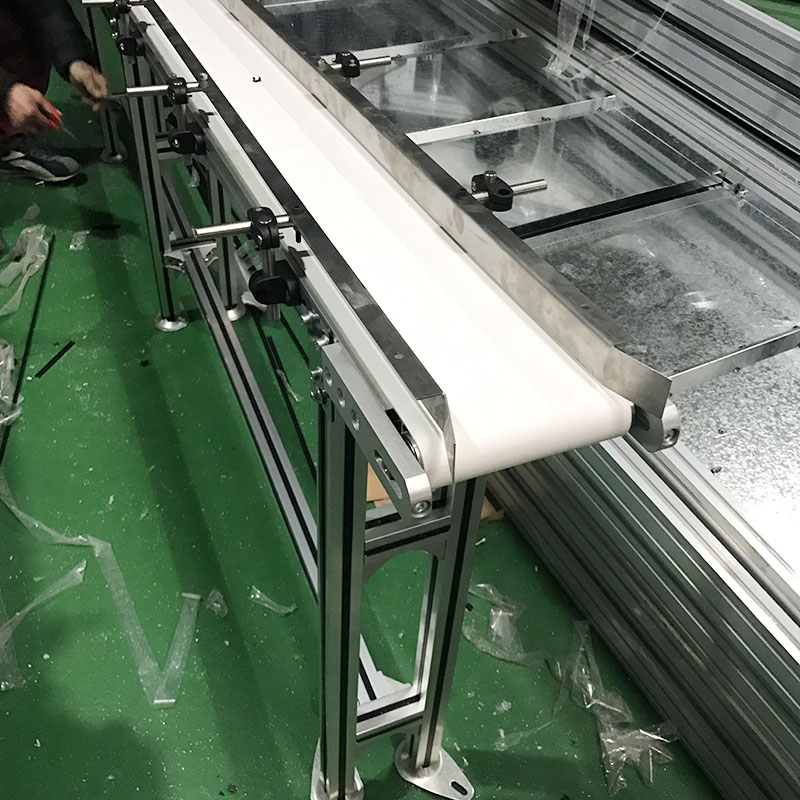 Single Drum Driven Belt Conveyor Simple Transport Machine For Small Workshop