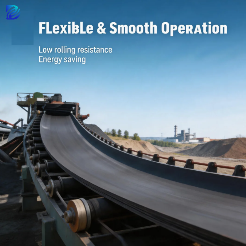 High Tensile 1250S 1400S Grade Fire Resistant Solid Woven Mining PVG PVC Conveyor Belt for Conveyor Belt System