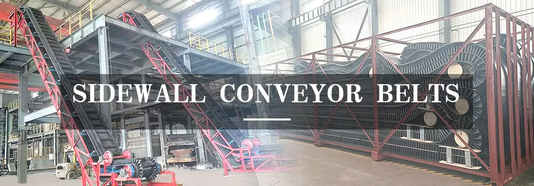 High Angle Corrugated Sidewall Conveyor Belt