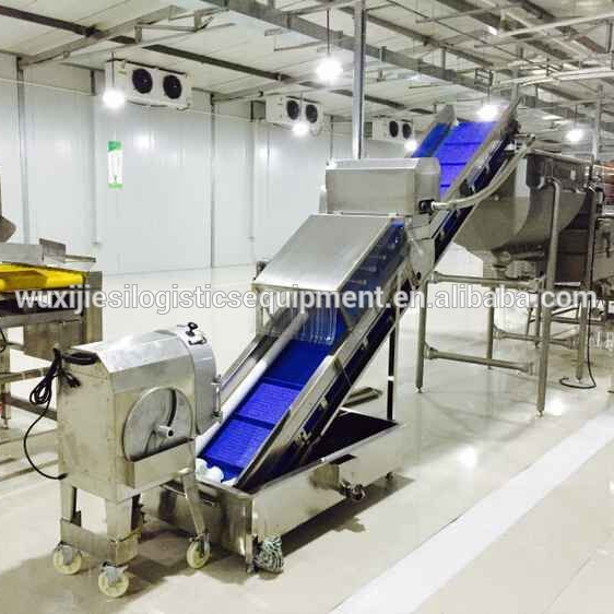 Food Grade Stainless Steel Modular Belt Conveyor , Medicine, Agriculture And Other Fields