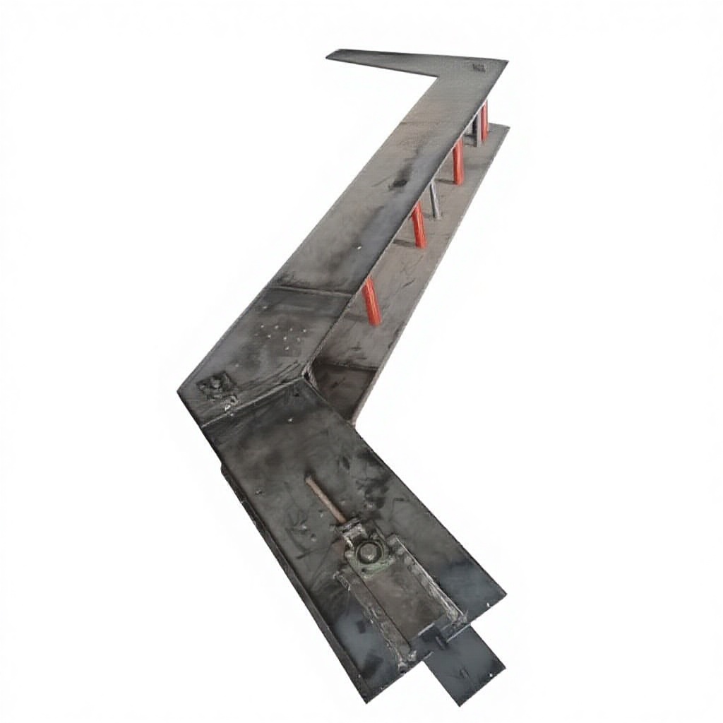 High Tensile Strength Industrial Conveyor Belt Stainless Steel Aluminum Alloy Heat/Oil/Abrasion Resistant Custom Length 10t/h